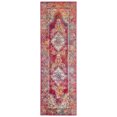 thumbnail image 5 of SAFAVIEH Crystal Salma Traditional Area Rug, Light Blue/Fuchsia, 7' x 7' Round, 5 of 7