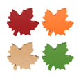 thumbnail image 2 of Thanksgiving Decorations 4 Pack Maple Leaf Wood Table Decor 4.25 X 3.74 Inch Fall Decorations for Home Rustic Centerpiece Table Decorations for Dining Tables, 2 of 7