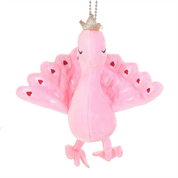 Backpack Accessories Cute Plush Toys Peacock Soft Stuffed Animals Gift