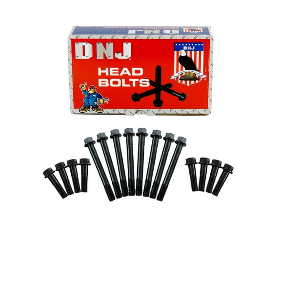 DNJ HBK1139 Head Bolt Kit Fits Cars & Trucks 94-03 Dodge B150 B1500 3.9L V6 OHV 12v