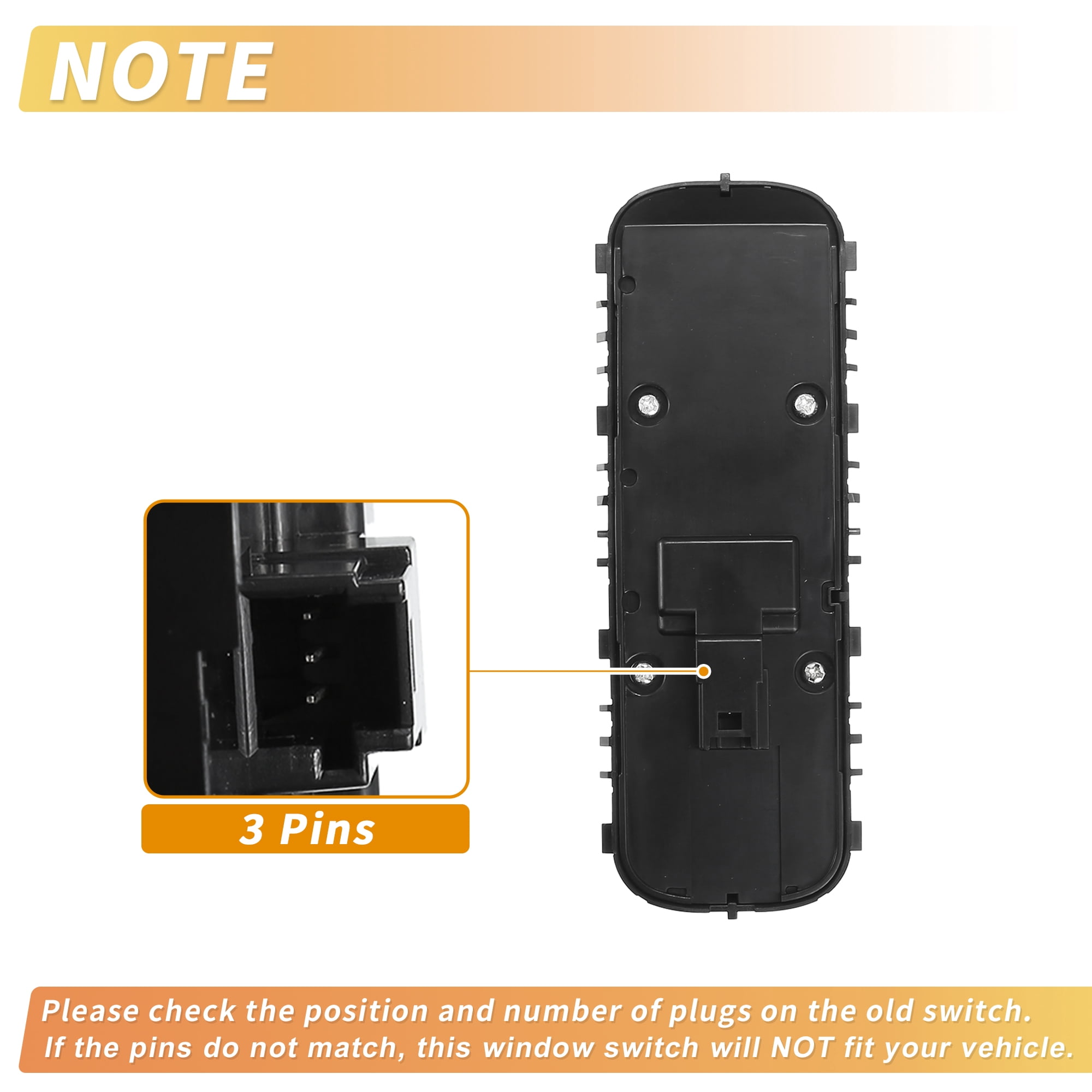 Unique Bargains Power Window Switch for Mercedes-Benz GLE 350 GLE 450 GLS 580