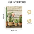 thumbnail image 2 of COMIO Cactus Canvas Wall Art, Green Prickly Cacti and Pink Cactus Flowers Picture Painting Green Plants Poster Print for Dining Room Bathroom Decor, 2 of 5