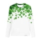 thumbnail image 3 of Blusas y camisas de manga larga con cuello redondo y estampado de San Patricio para niños, blusa informal de manga larga con cuello redondo, blusa de poliéster para niñas, 3 of 4