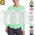 thumbnail image 5 of Posijego Women's UPF 50+ Sun Shirts Long Sleeve Sun Protection Tops Quick Dry Lightweight Athletic Workout Running Active Tees, 5 of 5