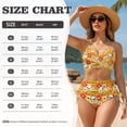 thumbnail image 5 of XYZCANDO His and Hers Matching Swimwear Set Skull Flowers Beach Trunks for Men & Crisscross Back Bikini for Women Couple Beachwear for Vacation Honeymoon Pool Party Summer Beach Outfit, 5 of 6