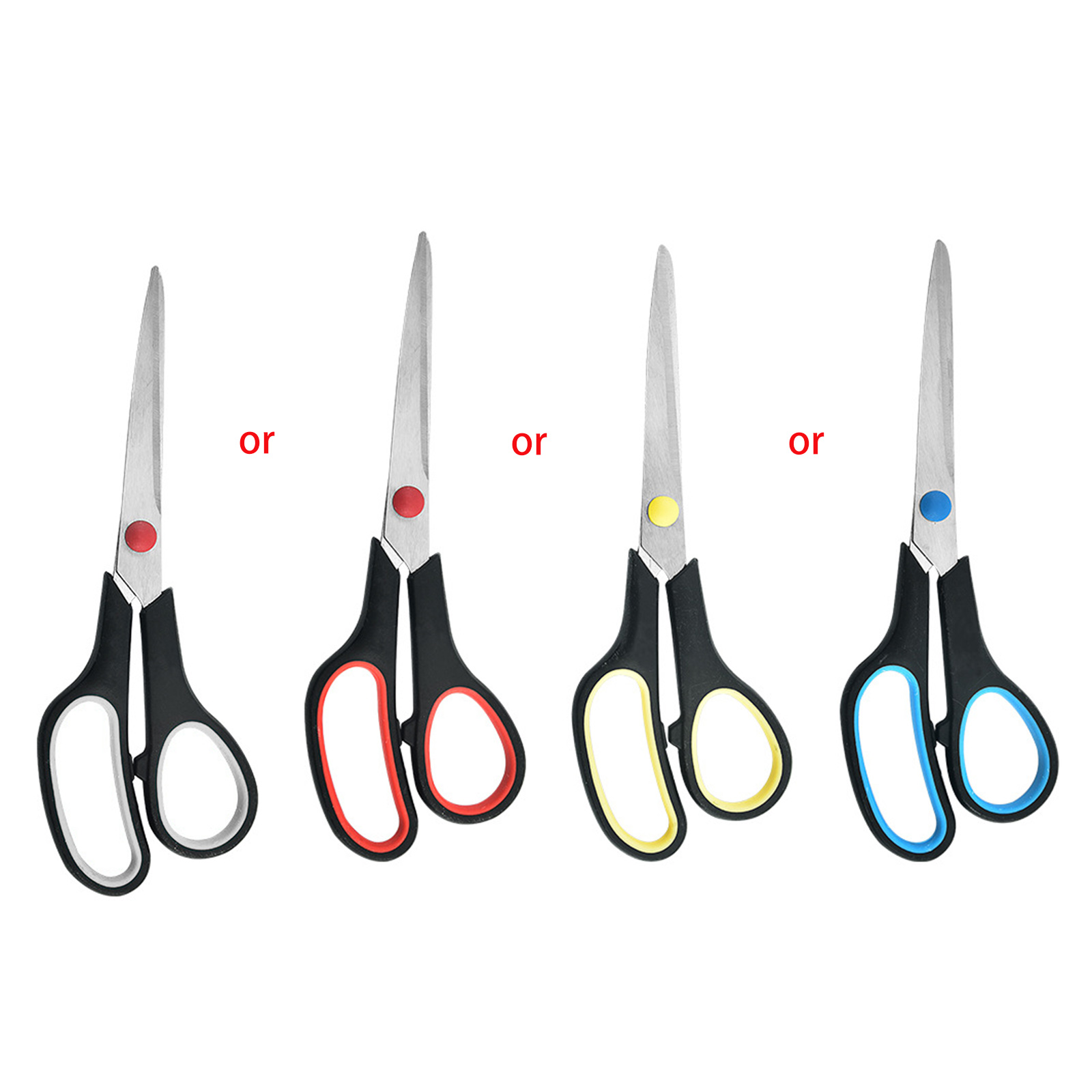 Multipurpose Scissors for Sharp Blade Shears ComfortGrip Handles for