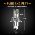 thumbnail image 2 of Kensun Kensun-LED-H4-30W Car LED Headlight Bulbs Conversion Kit with Cree Chips - 30W, 2 of 8