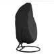 thumbnail image 1 of Nvzi Funda impermeable para columpio de jardín, cubierta superior para asiento de columpio, resistente a la lluvia, al polvo y a los rayos UV, 80 x 91 pulgadas (negra 210D), 1 of 5