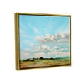 thumbnail image 3 of Stupell Industries Cloudy Landscape Painting Nature Painting Gold Floater Framed Art Print Wall Art, 21 x 17, 3 of 9