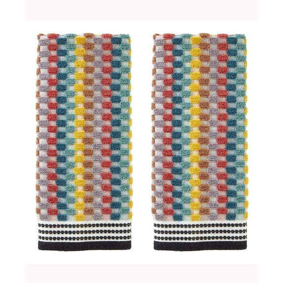 SKL Home Mid-Century 2 Piece Hand Towel - Multi