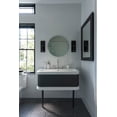 thumbnail image 5 of ROHL Michael Berman Graceline Deck Mounted Widespread Lavatory Faucet with 6 1/2" Reach C-spout Pop-up Waste and Metal Levers in Polished Nickel, 5 of 7