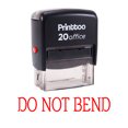 thumbnail image 1 of Printtoo DO NOT BEND Self Inking Rubber Stamp Office Stationary Stamp-Red, 1 of 2