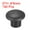 Black, variant on Uxcell 5mm(3/16") Dia PP Screw Hole Plugs for Furniture Cupboard, Milky White 96 Pack