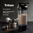 thumbnail image 4 of Electric Protein Shaker Bottle, 25.4 Oz Pulse Blender Bottles For Protein Mixes, | Tritan | Bpa Free| Portable Mixer Cup, Rechargeable Shake Cups And Meal Replacement Shakes(Pink), 4 of 8