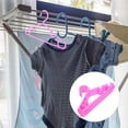 thumbnail image 4 of Pink PP Non Slip Drying Clothes Hanger For Baby Hangers 20Pcs 10.6*5.8*0.2In, 4 of 8