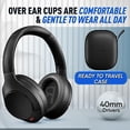 thumbnail image 4 of Philips Auriculares inalámbricos con cancelación de ruido, auriculares inalámbricos estéreo con micrófono extraíble, auriculares Bluetooth con micrófono, control táctil y ligero, 55 horas de reproducc, 4 of 5