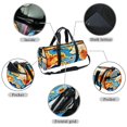thumbnail image 2 of Landscape Sports Bag, Shoe Bag, Basketball Bag, Soccer Bag - Size 17.7 Inches with Interior Zipper Pocket - Large Capacity - Ideal for Gym, Travel, and Sports Matches, 2 of 6