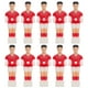 thumbnail image 1 of EeaseMX 10 figuras de plástico de futbolistas para mesa de fútbol., 1 of 8