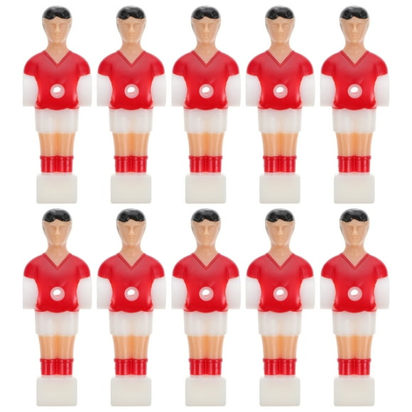 EeaseMX 10 figuras de plástico de futbolistas para mesa de fútbol.