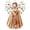 E, variant on Angel Door Hanger Rustic Hanging Ornament with Layered Wing & Yarn Design Folk Art Wall Decor for Entryway & Hallway