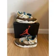 thumbnail image 1 of Ni - ke Air Jordan 4 Retro GS Cacao Wow Brown Teal FB2214-200 GS Size 4.5Y / 6W, 1 of 5