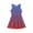Dark Blue, variant on Grblisyd Girls Dresses Size 10-12 Gradient Sleeveless A-line Dress Summer Crew Neck Casual Sundress