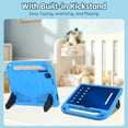 thumbnail image 4 of BMOUO Kids Case for onn 11" Core Tablet 2026 Model, Lightweight Foldable Kickstand Shockproof Handle Design Case for onn 11 Inch 2026, Blue, 4 of 7