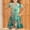 Mint Green, variant on SGFCWSX Girls Short Sleeve Skater Dress Kids Dinosaur Print Crewneck Swing Dress for Spring Summer Casual Play Red Size 11-12 Years