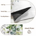 thumbnail image 6 of Summer Eucalyptus Leaves Area Rug 5x7 FT, Non Slip Bedroom Throw Carpet, Pastoral Rustic Botanical Washable Soft Floor Carpet Non-Shedding Rug for Dining Room Bedside Classroom Desk, 6 of 9