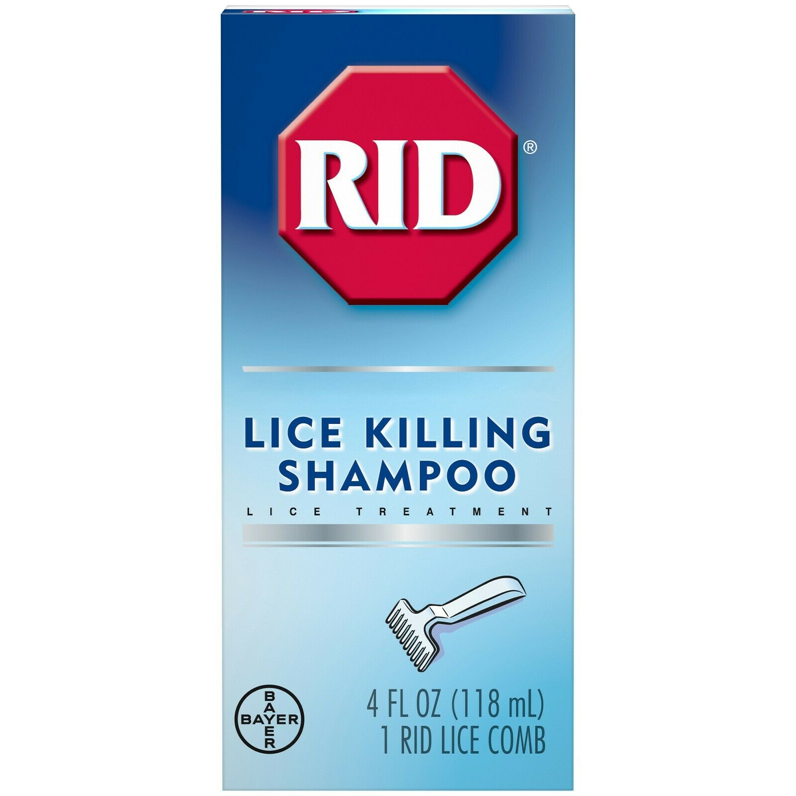 RID Lice Killing Shampoo 4 oz (Pack of 2)