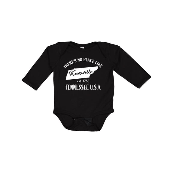 Inktastic There's No Place Like Knoxville Tennessee Boys or Girls Long Sleeve Baby Bodysuit