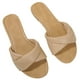 thumbnail image 2 of Sandalias Planas Senadas Mujeres Con Cuero Suave para Interiores Al Aire Libre, 2 of 8