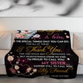 thumbnail image 6 of Sister Gifts, Big Sisters Birthday Gift from Sis, Best Sister Ever Gifts for Women Blanket, Birthday Christmas Graduation Gift Ideas for Sisters 40x50 Inch, 6 of 7