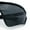 Shiny Black - Black, variant on Mens Windbreaker Wrap Around Curved Shield Lens Sport Plastic Sunglasses Carbon Fiber Pattern - Black