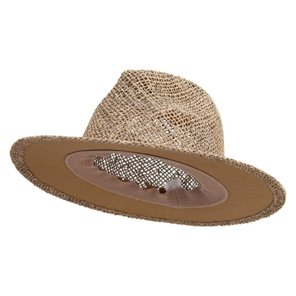 Big Size Seagrass Safari Hat - Natural XL-2XL