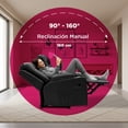 thumbnail image 4 of Sofa Bayona Reposet 2 Asientos Loveseat Reclinable Portavasos Cine, 4 of 6