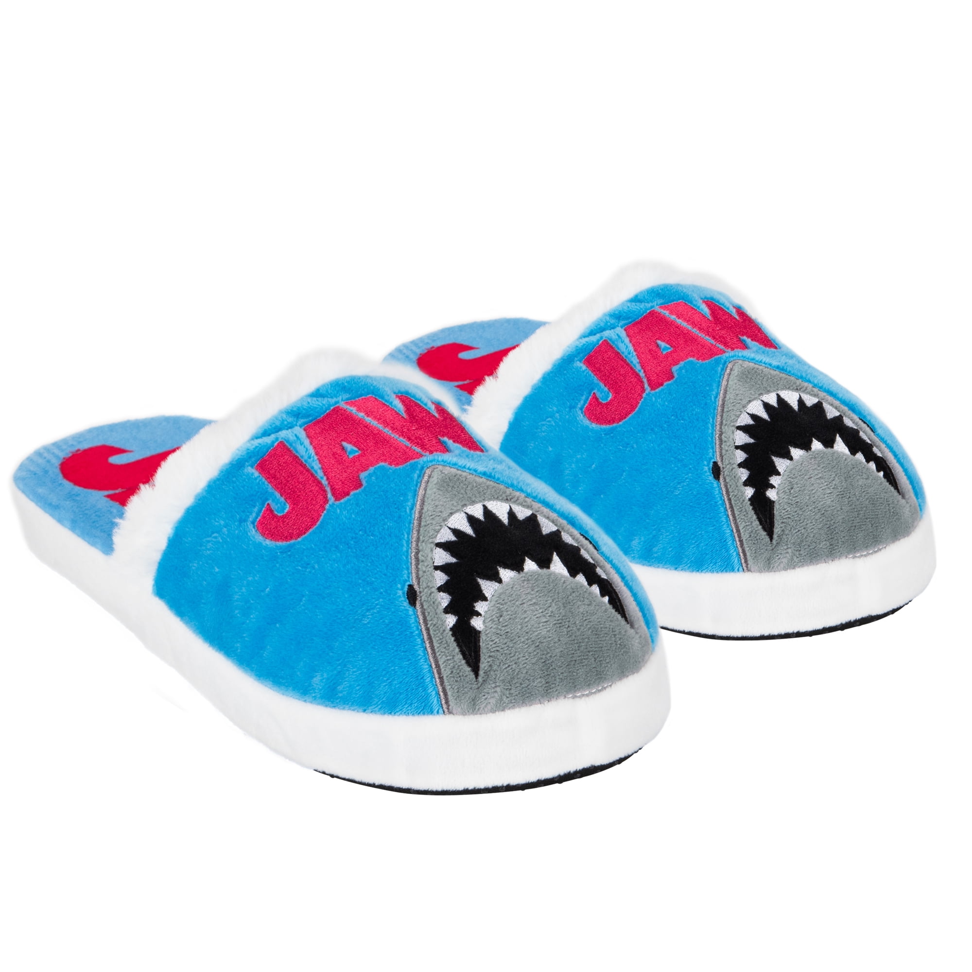 Odd Sox, Jaws Movie, Fun Plush Indoor Novelty Slipper, Big Cozy, Large