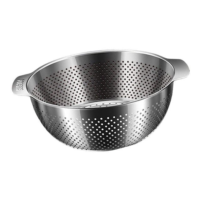 DOLITY 3L Kitchen Colanders Food Supplies Salads Basket with Handles Food Strainer Rice