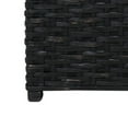 thumbnail image 4 of happimess Jacob 31.5" Hand-Woven Wicker Storage Trunk, Distressed Black, HPM9003D, 4 of 12