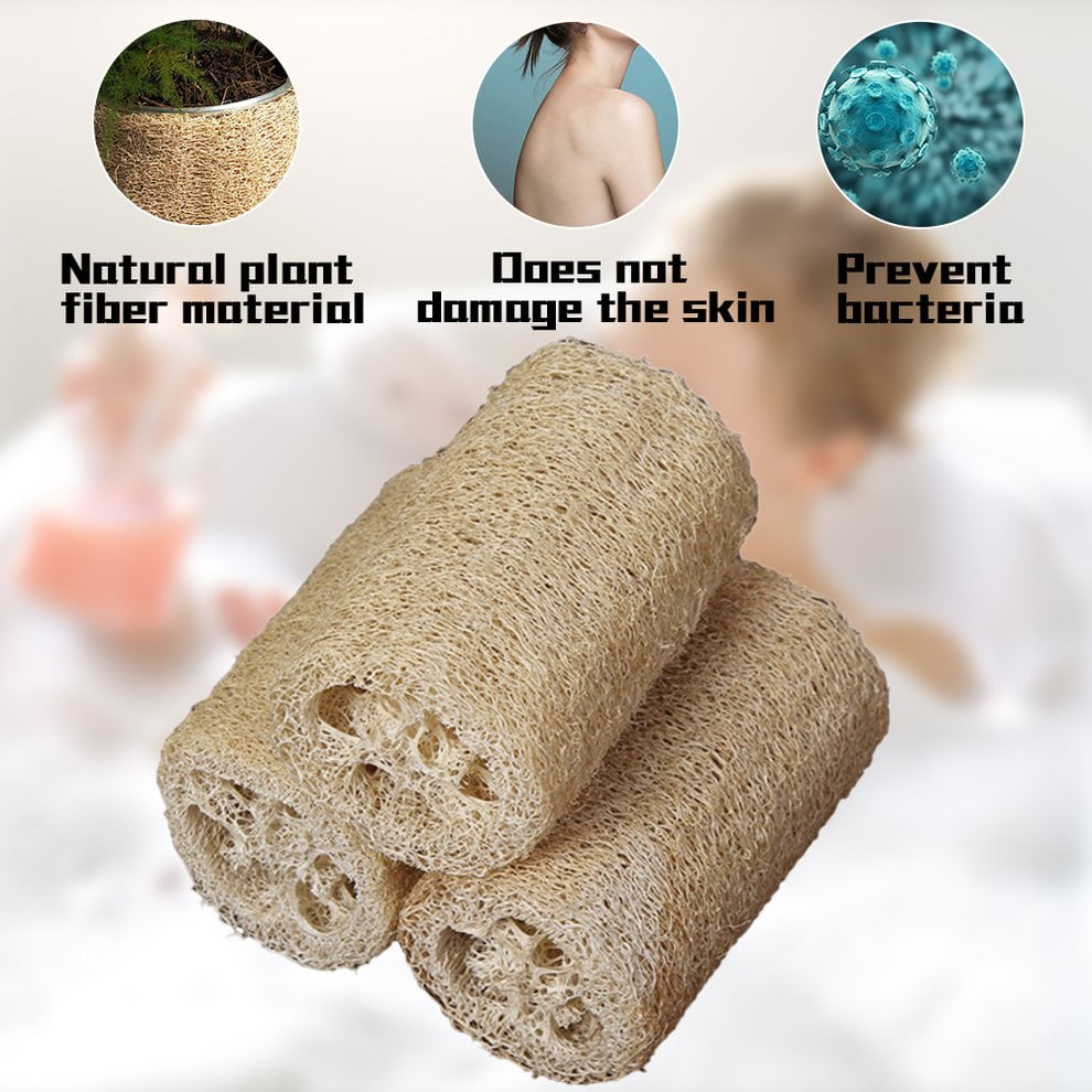 10cm Loofah Natural Loofah Sponge Bath Body Scrubber Exfoliating Luffa 