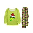 thumbnail image 3 of Christmas Pajamas Family Matching Pajamas Sets Christmas Prints Family Matching Long Sleeve Tops+Pants Set Family Matching Sets Christmas Pjs for Family Kids, 8 Years, 3 of 5