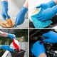 thumbnail image 3 of Guantes de examen, azules, sin talco, sin látex, para exámenes médicos, limpieza y preparación de alimentos, no estériles, 3 of 5
