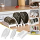 thumbnail image 1 of Cuenco y estante de almacenamiento - Organizador de cocina multifuncional | Soporte de secado para vajilla | Diseño hueco ventilado para un fácil drenaje | Construcción sólida y gruesa que ahorra, 1 of 5
