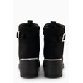 thumbnail image 5 of Women's Rhinestone Buckle Detail Mid Heel Booties, 5 of 6