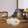 thumbnail image 4 of Bol de cerámica para helados, porcelana, fácil de limpiar, vajilla para servir postres Flor rosa, 4 of 9