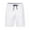 White, variant on Men's Casual Shorts Mens Athletic Shorts Mesh Athletic with Pockets Memory Short Set Lined Men Sheer Training with Pockets Long Compression Black 3XL