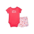 thumbnail image 4 of Wonder Nation Baby Girls Mix and Match Outfit Set, 8-Piece, Sizes 0M-24M, 4 of 9