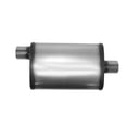 thumbnail image 3 of AP EXHAUST PRODUCTS XS1226 MUFFLER - XLERATOR STAINLESS STEEL, OVAL-O/C, 20IN OAL, 2.50IN, 3 of 4
