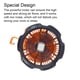 thumbnail image 5 of Eigraketly linterna móvil ventilador de Camping con luces Led de noche ventiladores de iluminación refrigerados por aire al aire libre Type2 NO2, 5 of 6