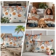 thumbnail image 4 of Outdoor Pillow Covers 18x18 Set of 2, Orange Blue Pumpkins Fall Waterproof Patio Throw Pillow Covers for Couch Sofa Chair, Weeping Botanical Thanksgiving Retro Pillowcases for Throw Pillows, 4 of 9